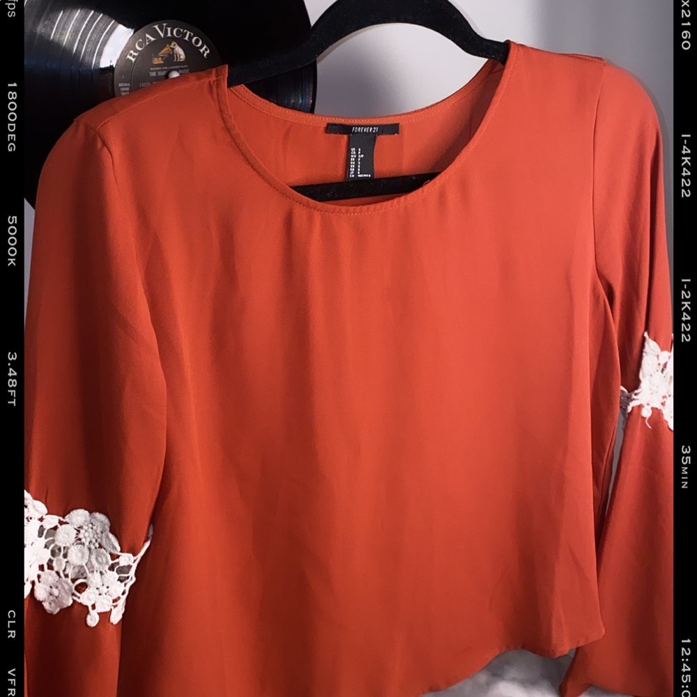 Forever 21 - Red Orange blouse